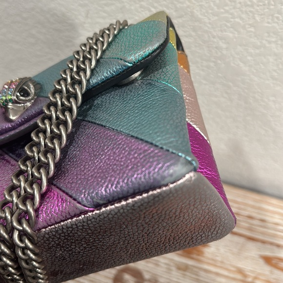 Kurt Geiger Rainbow Metallic Crossbody Bag - Picture 4 of 9